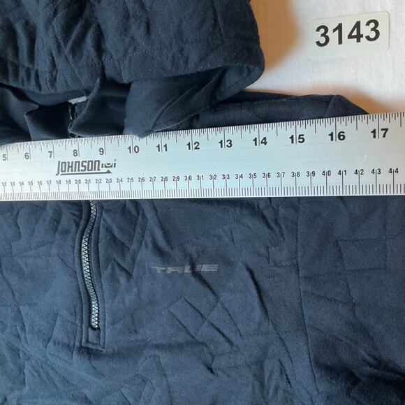 JACK & JONES Men Long Sleeve Turtleneck Hooded Half Zip Sweatshirt size S, Blue - Picture 2 of 8